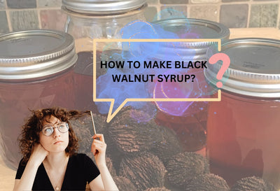 how to make black walnut syrup