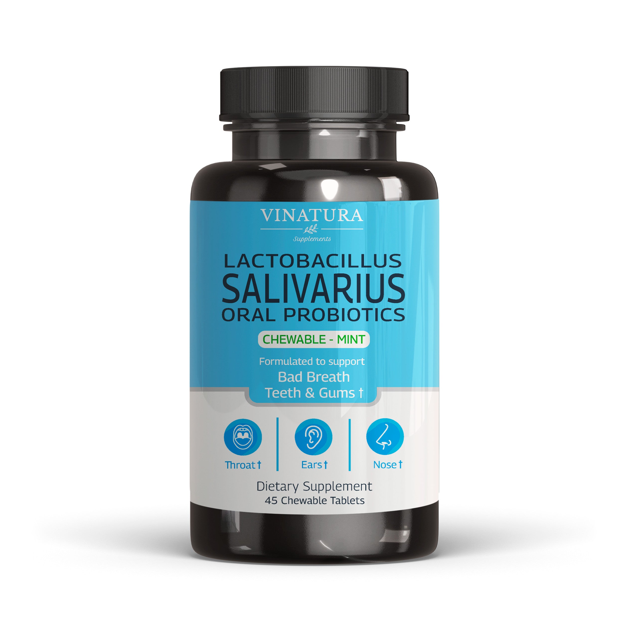 Lactobacillus Salivarius, Oral Probiotics, Chewable Mint – Vinatura ...