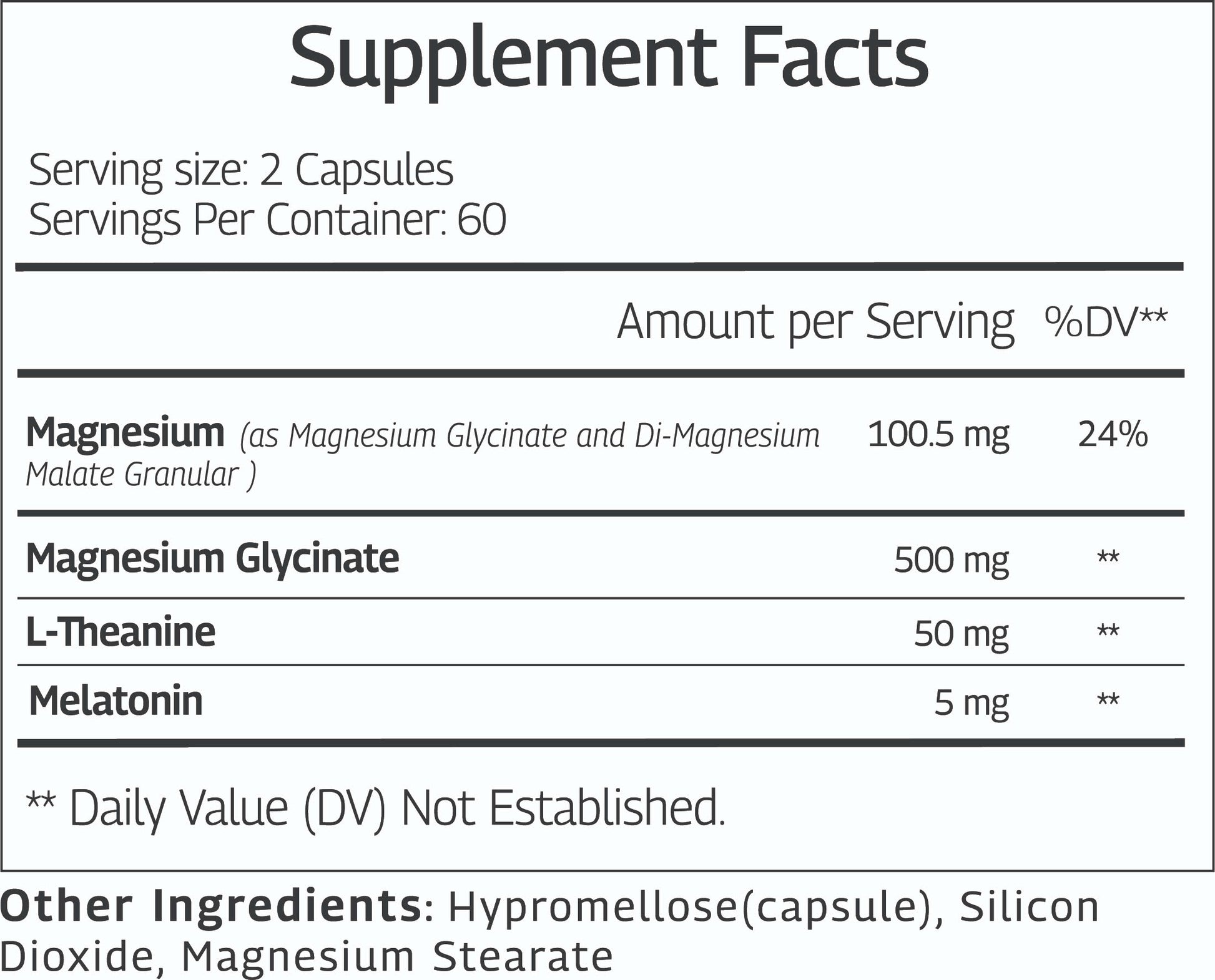 Magnesium Complex Glycinate for Sleep