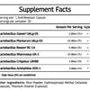 Probiotics for women supplement fact Vinatura