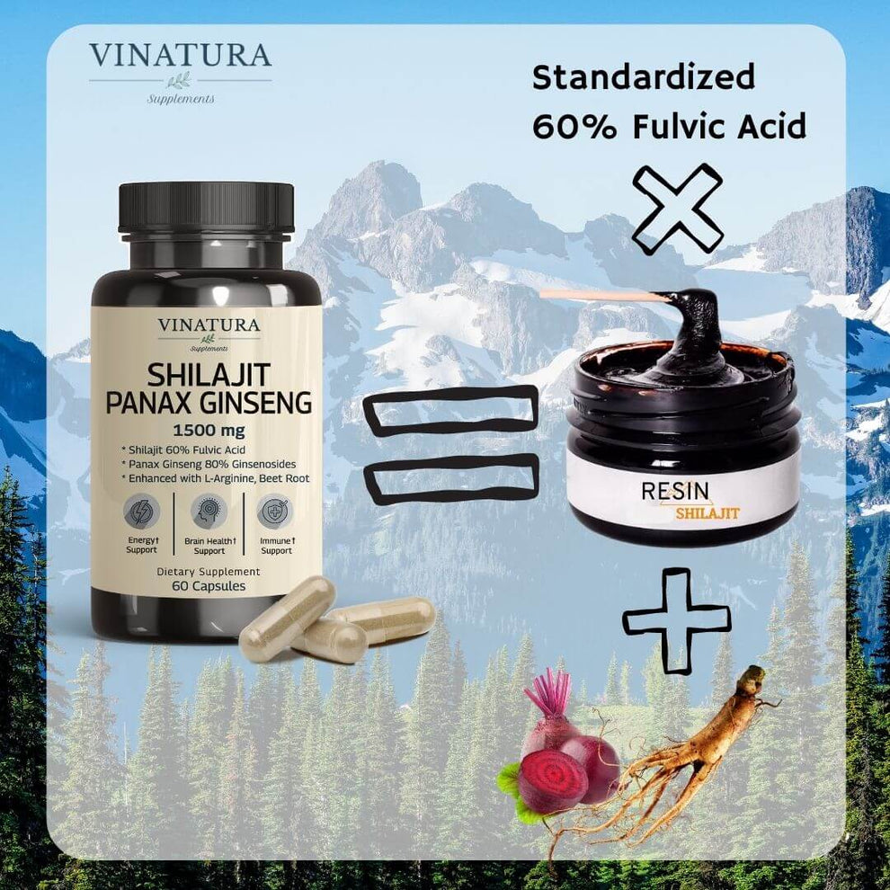 Shilajit Supplement Vinatura